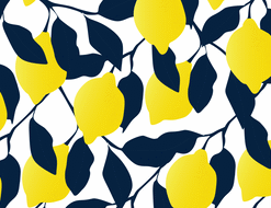 Blue Yellow Pattern PNG Download