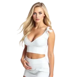 A Blonde Curvy Female Model With Long Flowing Hair And #3093 | Free PNG Download