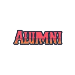 Alumni With Retro 70s Typography Boho Floral Background #2 #2192 | Free PNG Download