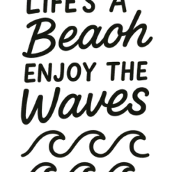 Beach Vibes And Waves Summer Design #4171 | Free PNG Download