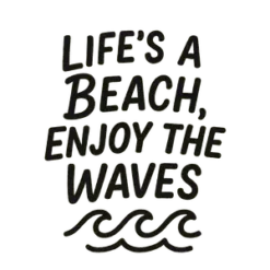 Beach Vibes Art Summer Design #3449 | Free PNG Download