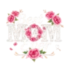Best Mom Ever Letters Filled With Lace Pattern Surrounded By #8153 | Free PNG Download
