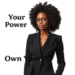 Black Boss Lady Powerful Businesswoman In A Fitted Black #7263 | Free PNG Download