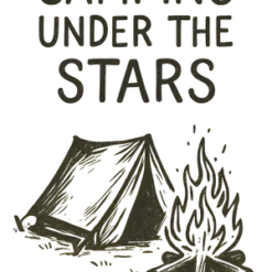 Camping Under Stars #8923 | Free PNG Download
