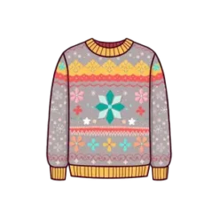 Christmas Sweater Pattern As A Kawaii Vector Illustration #7483 | Free PNG Download