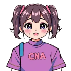 Cna As A Kawaii Vector Illustration Pastel Colors Sparkles #5681 | Free PNG Download