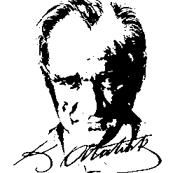 White Night Atatürk Silüeti PNG Download