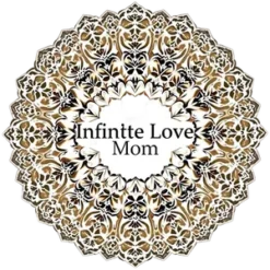 Delicate Lace Mandala With Infinite Love Mom Central Bold #2971 | Free PNG Download