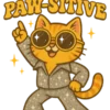 Disco Cat Vibes #1864 | Free PNG Download