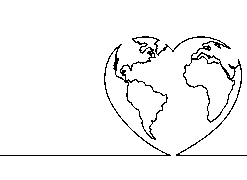 White Night Line Art PNG Download