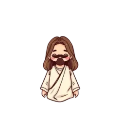 Fall For Jesus As A Kawaii Vector Illustration Pastel Colors #6279 | Free PNG Download