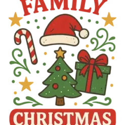 Festive Family Tee Design #9889 | Free PNG Download