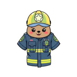 First Responder As A Kawaii Vector Illustration Pastel #6277 | Free PNG Download