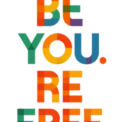 Geometric Rainbow Text #4937 | Free PNG Download