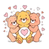 Hand Drawn Care Bears Png Surrounded By Cute Doodles Like #1 | PNG Clipart #910
