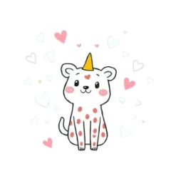 Hand Drawn Ffa Surrounded By Cute Doodles Like Hearts And #4719 | Free PNG Download