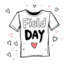 Hand Drawn Field Day Shirt Png Surrounded By Cute Doodles #2 | Transparent PNG #180