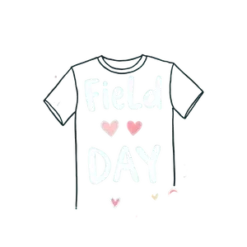 Hand Drawn Field Day Shirt Png Surrounded By Cute Doodles #3 | Transparent PNG #453