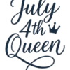 July 4th Queen #2408 | Free PNG Download