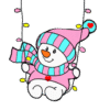 Happiness Snowman Cartoon PNG Download