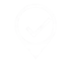 Large White Checkmark Inside A White Outline Of A #1 | Printable PNG #855