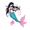 Mermaid Themed Shirt Design Fantasy And Ocean Vibe #6603 | Free PNG Download