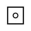 Tumble Dry Low Minimalist Geometric Symbol Black And White Square Frame #5789 | Free PNG Download
