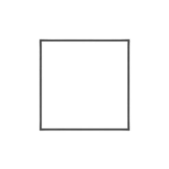 Minimalist Geometric Symbol Black And White Square Frame #5540 | Free PNG Download
