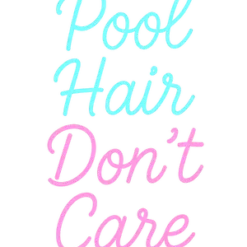 Neon Pool Hair #6349 | Free PNG Download