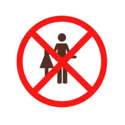 No Sex Allowed Zone Sign International Prohibition Symbol #2942 | Free PNG Download