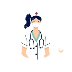 Nurse Png Design With Symbols Of Care Minimalist Layout #4484 | Free PNG Download