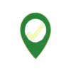 Outline Of A Large Green Checkmark Inside A The Outline Of A | Free PNG Download