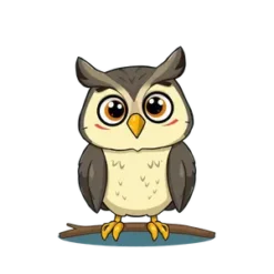 Owl Cartoon | Free PNG Download