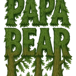 Papa Bear Letters #4120 | Free PNG Download