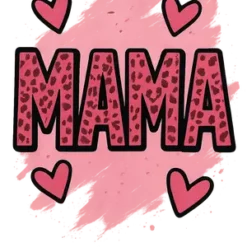 Pink Leopard Letters #9965 | Free PNG Download