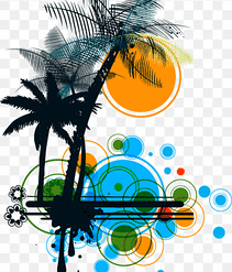 Woody Plant Palm Trees Graphics PNG Download
