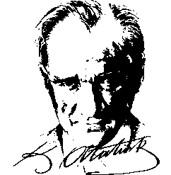 White Night Atatürk Silüeti PNG Download