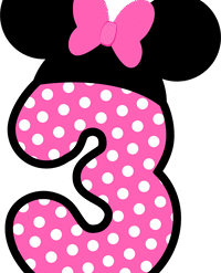 Polka Dot Party Supply Minnie Mouse PNG Download