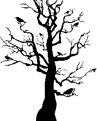 White Night Silhouette PNG Download