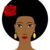 Lips Black Hair Lipstick PNG Download