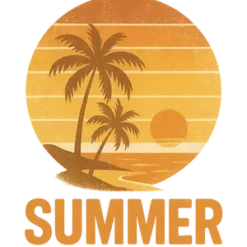 Retro Summer Vibes #2439 | Free PNG Download