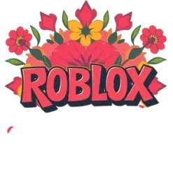 Roblox With Retro 70s Typography Boho Floral Background #9052 | Free PNG Download