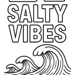 Salty Vibes Graphic #9339 | Free PNG Download