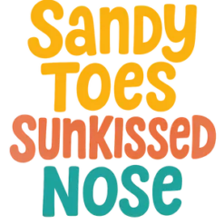 Sandy Toes, Sunkissed Nose #6687 | Free PNG Download