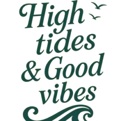 Seagulls And Wave Text #1587 | Free PNG Download