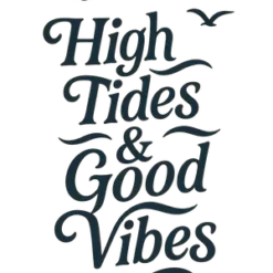 Seagulls And Wave Text #1126 | Free PNG Download