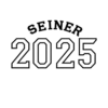 Senior 2025 In Varsity Font Black On Transparent #5704 | Free PNG Download