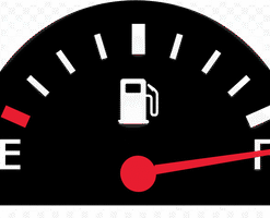 Red Measuring Instrument Gauge PNG Download