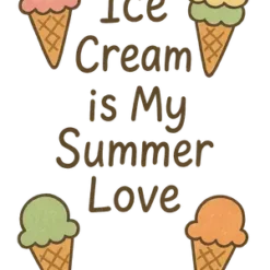 Summer Ice Cream Delight #2136 | Free PNG Download