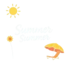 Summer Themed Graphic Design Minimal Yet Bright #8474 | Free PNG Download